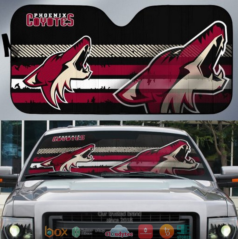 NHL Arizona Coyotes car sunshade