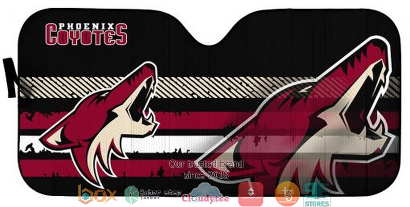 NHL Arizona Coyotes car sunshade 1