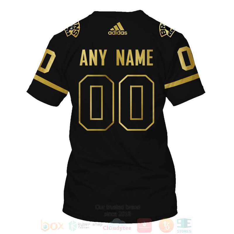 NHL Boston Bruins Personalized Black 3D Hoodie Shirt 1 2 3 4 5 6