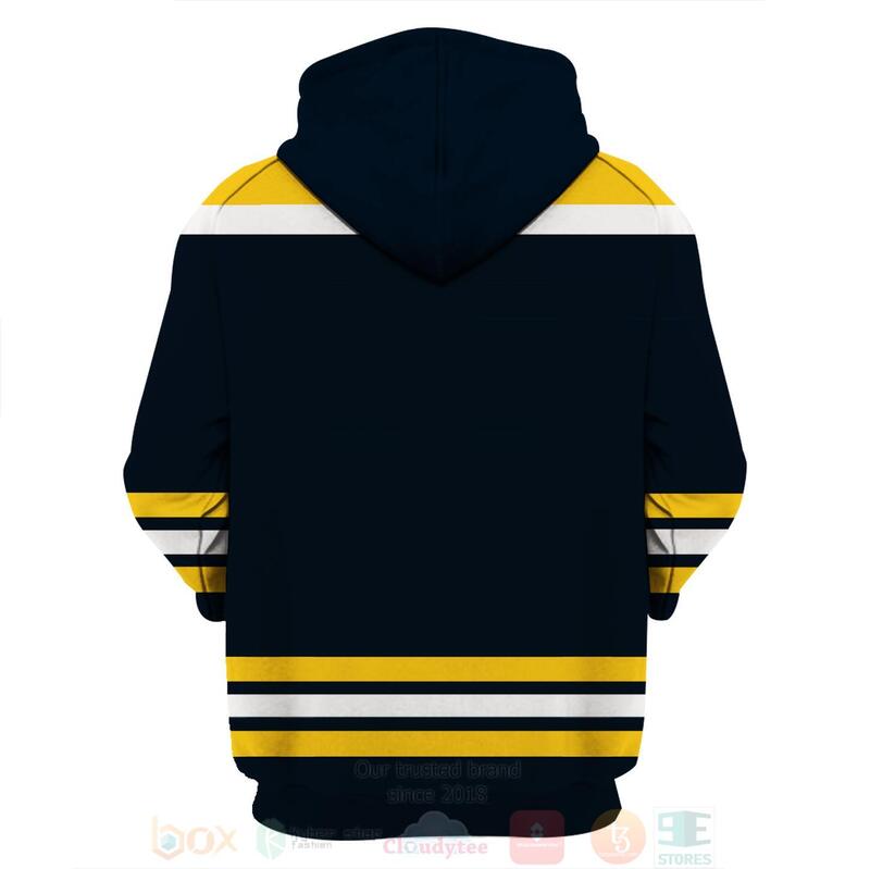BEST NHL Boston Bruins Personalized Black Yellow Full Printing 3D Hoodie, Shirt 3 NHL Boston Bruins Personalized Black Yellow 3D Hoodie Shirt 1 2