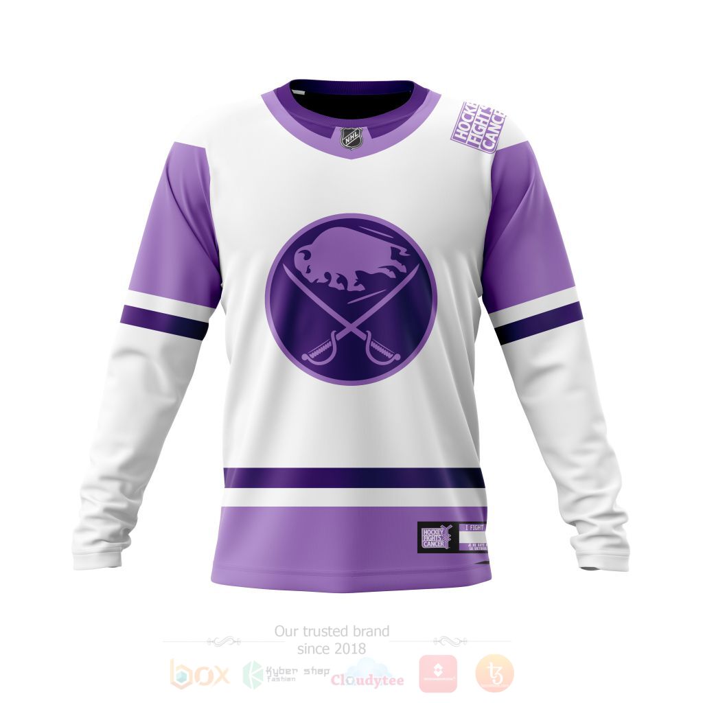BEST NHL Buffalo Sabres Fights Cancer Personalized All Over Print Custom Hoodie, T-Shirt 3 NHL Buffalo Sabres Fights Cancer Personalized 3D Hoodie Shirt 1 2