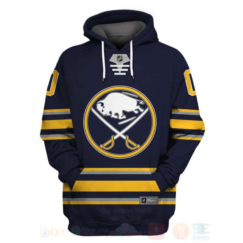 BEST NHL Buffalo Sabres Personalized Custom Dark Navy Unisex 3D Hoodie, Shirt 3 NHL Buffalo Sabres Personalized Dark Navy 3D Hoodie Shirt 1 2