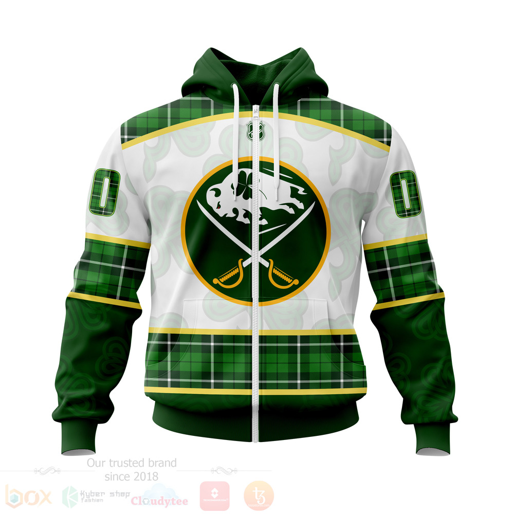 BEST NHL Buffalo Sabres St.Patrick Days Concepts All Over Print Custom Hoodie, T-Shirt 2 NHL Buffalo Sabres St Patrick Days Concepts 3D Hoodie Shirt 1