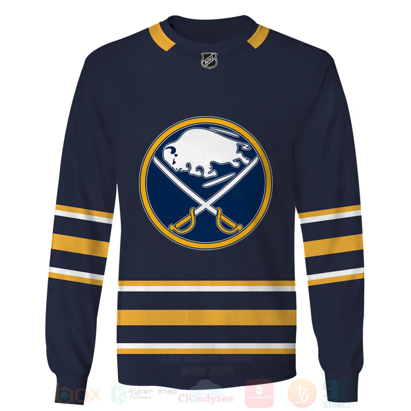 BEST NHL Buffalo Sabres Team Navy Unisex 3D Hoodie, Shirt 4 NHL Buffalo Sabres Team Navy 3D Hoodie Shirt 1 2 3