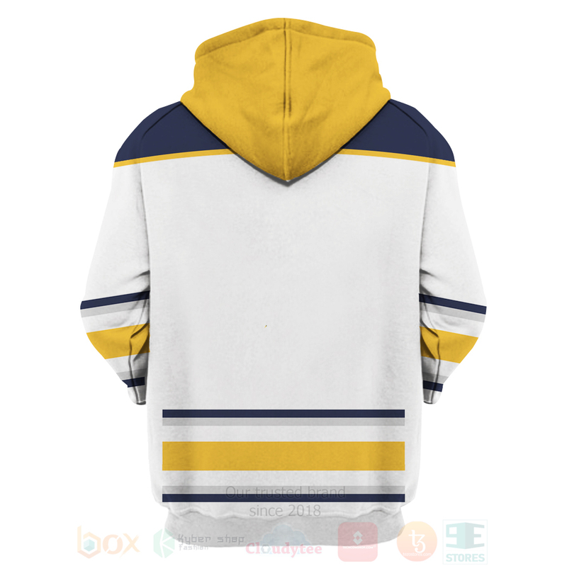 BEST NHL Buffalo Sabres Team White Unisex 3D Hoodie, Shirt 3 NHL Buffalo Sabres Team White 3D Hoodie Shirt 1 2