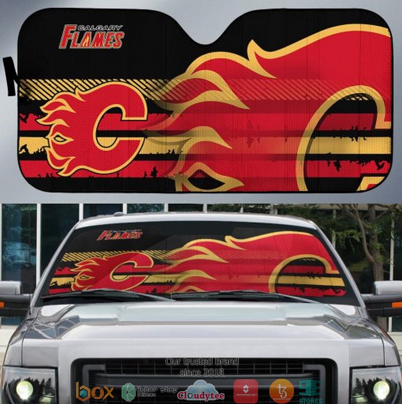 NHL Calgary Flames Car Sunshade