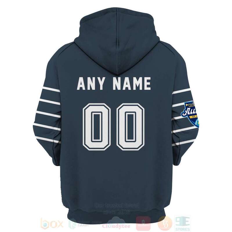 BEST NHL Calgary Flames Personalized Navy Full Printing 3D Hoodie, Shirt 4 NHL Calgary Flames Personalized Navy 3D Hoodie Shirt 1 2 3