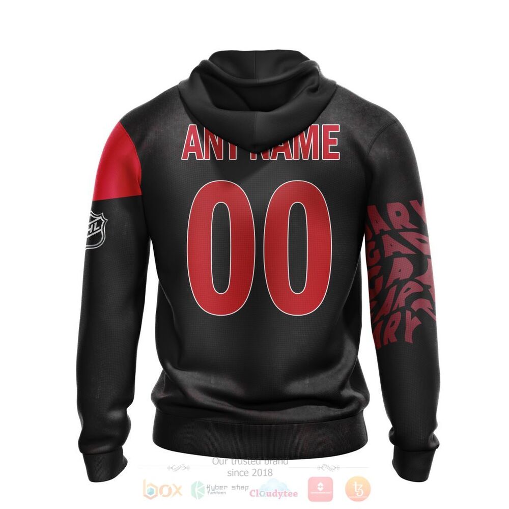 NHL Calgary Flames Specialized Skull Concepts Personalized 3D Hoodie Shirt 1 2 3 4