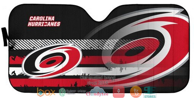 NHL Carolina Hurricanes Car Sunshade 1