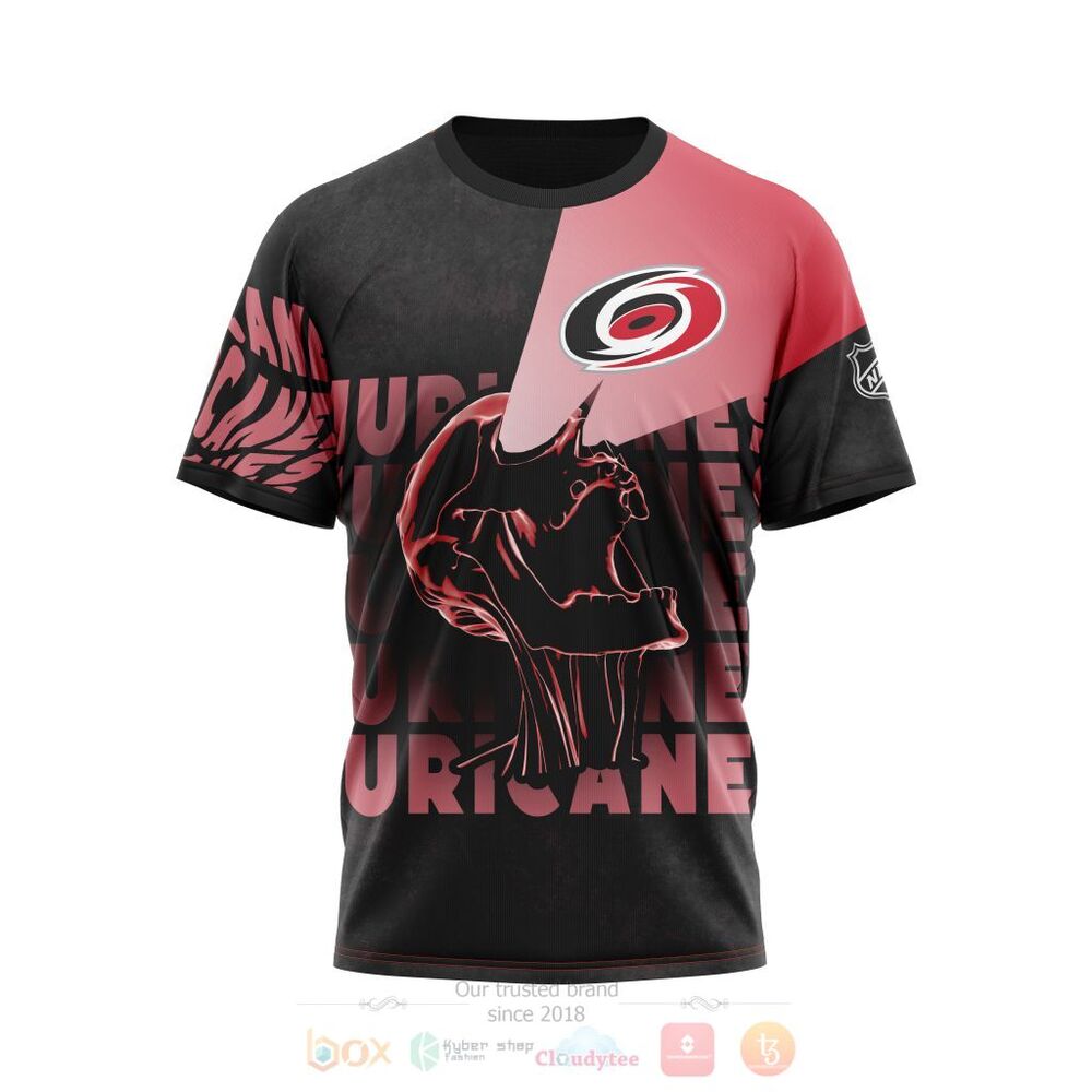 BEST NHL Carolina Hurricanes Skull Personalized All Over Print 3D Hoodie, Shirt 4 NHL Carolina Hurricanes Specialized Skull Concepts Personalized 3D Hoodie Shirt 1 2 3