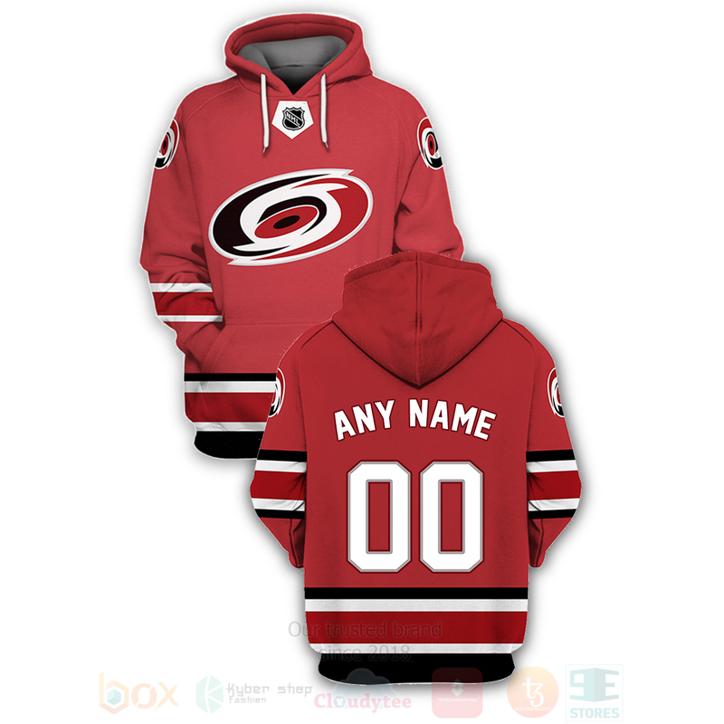 NHL Carolina Hurricanes Team Personalized Red 3D Hoodie Shirt