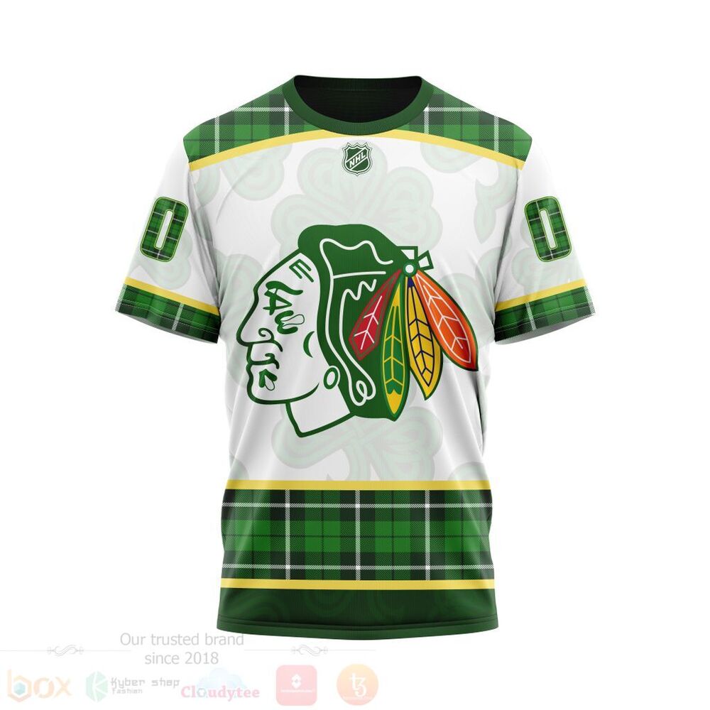 BEST NHL Chicago BlackHawks St.Patrick Days Concepts All Over Print Custom Hoodie, T-Shirt 4 NHL Chicago BlackHawks St Patrick Days Concepts 3D Hoodie Shirt 1 2 3