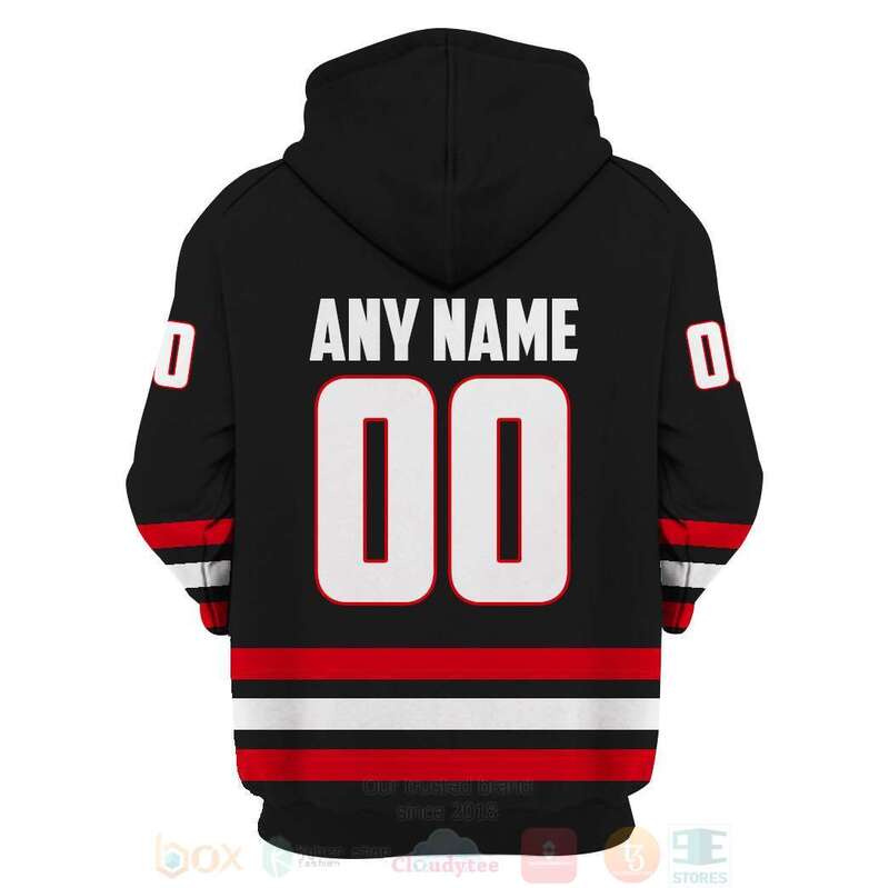 BEST NHL Chicago Blackhawks Personalized Black Red Full Printing 3D Hoodie, Shirt 4 NHL Chicago Blackhawks Personalized Black Red 3D Hoodie Shirt 1 2 3