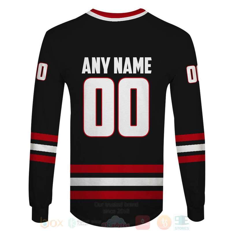 BEST NHL Chicago Blackhawks Personalized Black Red Full Printing 3D Hoodie, Shirt 6 NHL Chicago Blackhawks Personalized Black Red 3D Hoodie Shirt 1 2 3 4 5