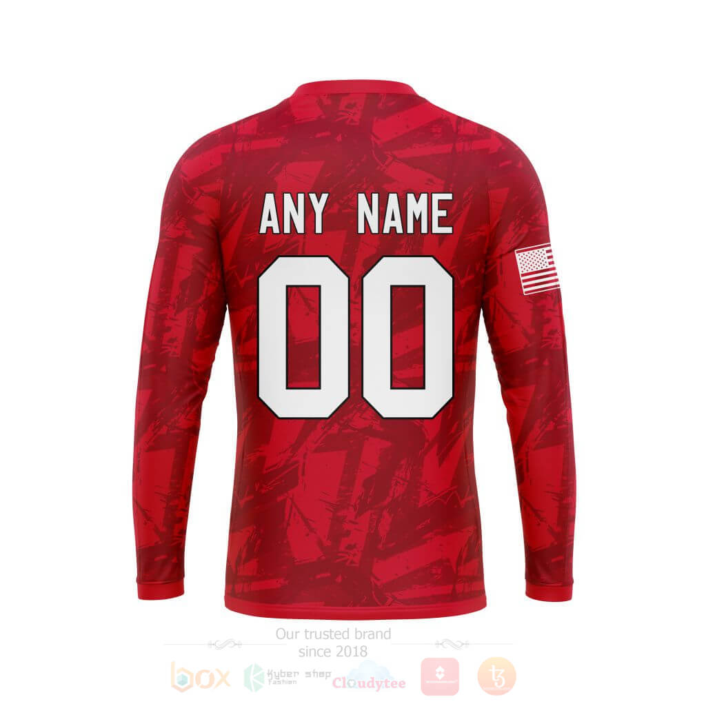 BEST NHL Chicago Blackhawks Personalized With American Flag All Over Print Custom Hoodie, T-Shirt 6 NHL Chicago Blackhawks Personalized With American Flag 3D Hoodie Shirt 1 2 3 4 5