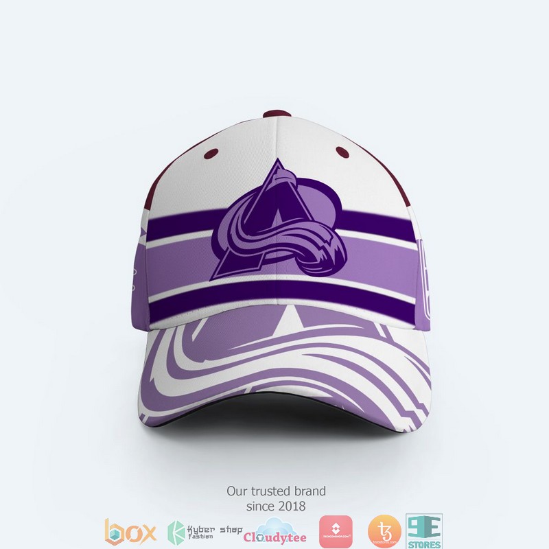 NHL Colorado Avalanche Fights Cancer Cap 8 NHL Colorado Avalanche Fights Cancer Cap