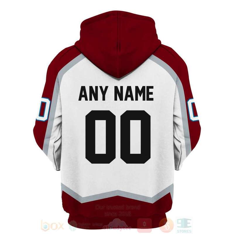BEST NHL Colorado Avalanche Personalized Red White Full Printing 3D Hoodie, Shirt 4 NHL Colorado Avalanche Personalized Red White 3D Hoodie Shirt 1 2 3