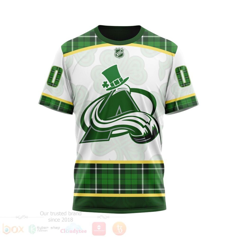 NHL Colorado Avalanche St Patrick Days Concepts 3D Hoodie Shirt 1 2 3