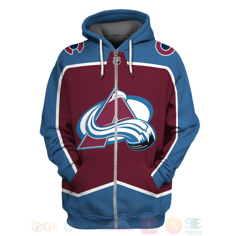NHL Colorado Avalanche Team 3D Hoodie Shirt
