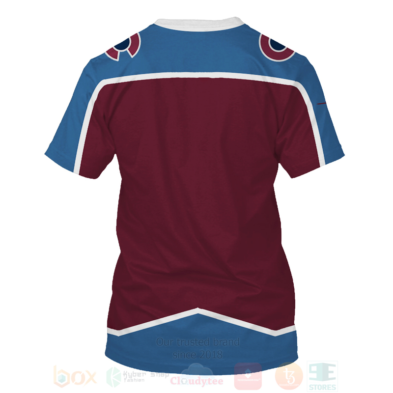 NHL Colorado Avalanche Team 3D Hoodie Shirt 1 2 3 4 5 6