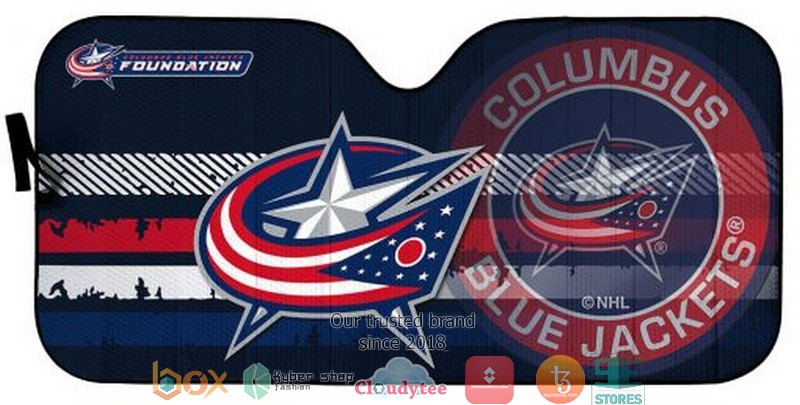 NHL Columbus Blue Jackets Car Sunshade 1
