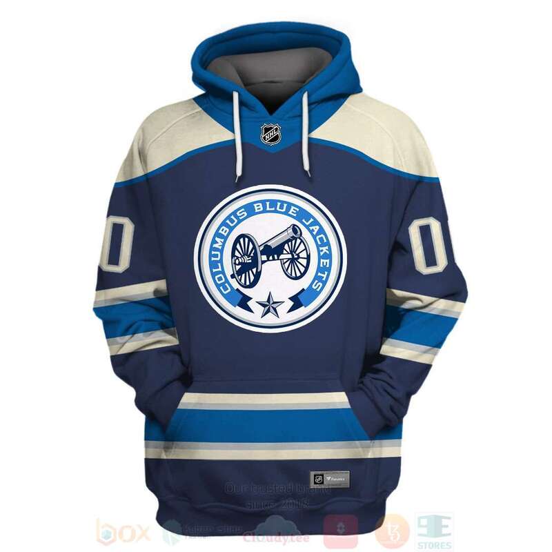 BEST NHL Columbus Blue Jackets Personalized Full Printing 3D Hoodie, Shirt 3 NHL Columbus Blue Jackets Personalized 3D Hoodie Shirt 1 2