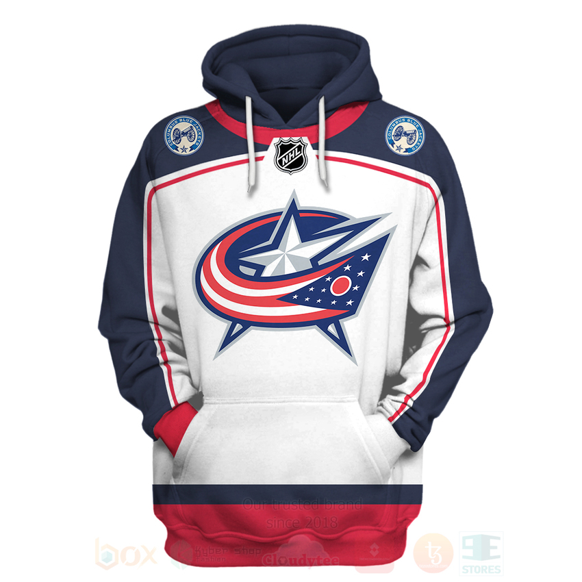 BEST NHL Columbus Blue Jackets Personalized Custom Oliu Green Unisex 3D Hoodie, Shirt 2 NHL Columbus Blue Jackets Personalized Oliu Green 3D Hoodie Shirt 1