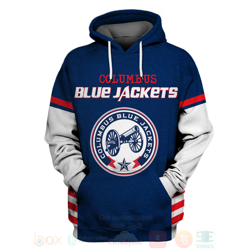 BEST NHL Columbus Blue Jackets Team Unisex 3D Hoodie, Shirt 2 NHL Columbus Blue Jackets Team 3D Hoodie Shirt 1