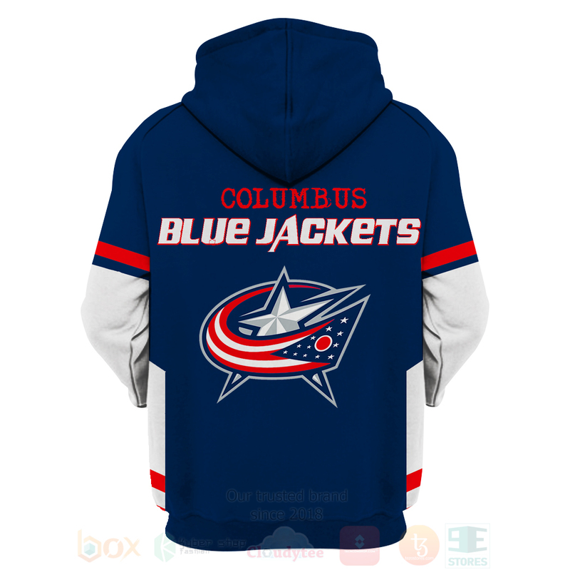 BEST NHL Columbus Blue Jackets Team Navy Unisex 3D Hoodie, Shirt 3 NHL Columbus Blue Jackets Team Navy 3D Hoodie Shirt 1 2