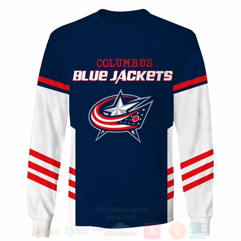 BEST NHL Columbus Blue Jackets Team Navy Unisex 3D Hoodie, Shirt 4 NHL Columbus Blue Jackets Team Navy 3D Hoodie Shirt 1 2 3