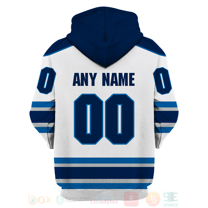 BEST NHL Columbus Blue Jackets Team Personalized White Unisex 3D Hoodie, Shirt 4 NHL Columbus Blue Jackets Team Personalized White 3D Hoodie Shirt 1 2 3