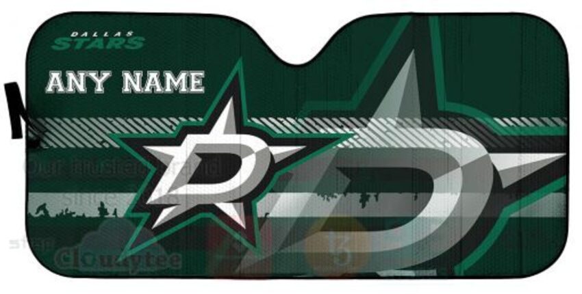 NHL Dallas Stars Personalized Car Sun Shade 1