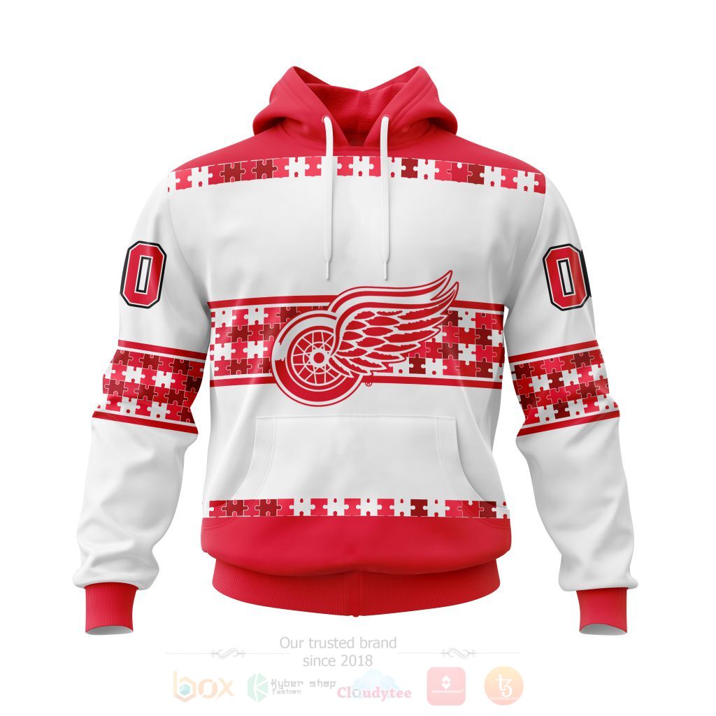 BEST NHL Detroit Red Wings Autism Awareness Ver3 Personalized All Over Print Custom Hoodie, T-Shirt 15 NHL Detroit Red Wings Autism Awareness Ver3 Personalized 3D Hoodie Shirt