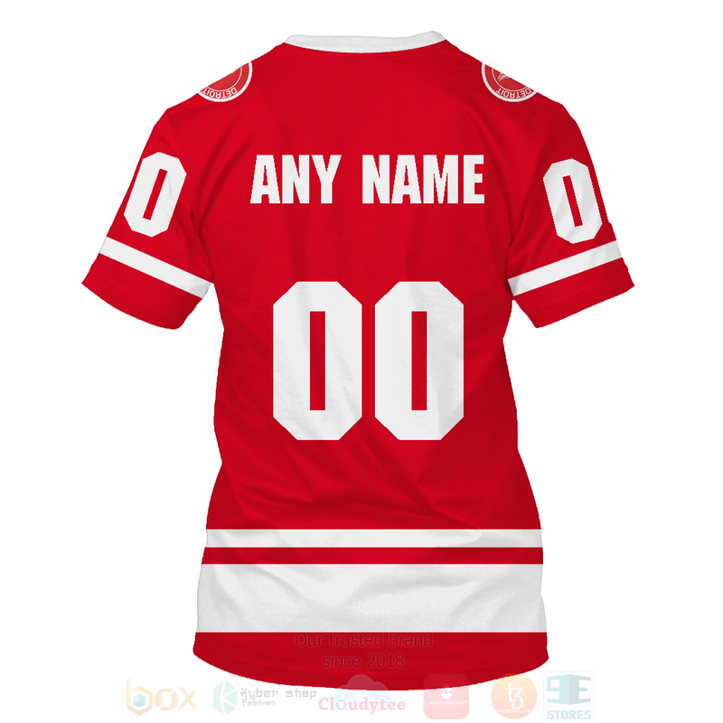 BEST NHL Detroit Red Wings Personalized Red Full Printing 3D Hoodie, Shirt 7 NHL Detroit Red Wings Personalized Red 3D Hoodie Shirt 1 2 3 4 5 6