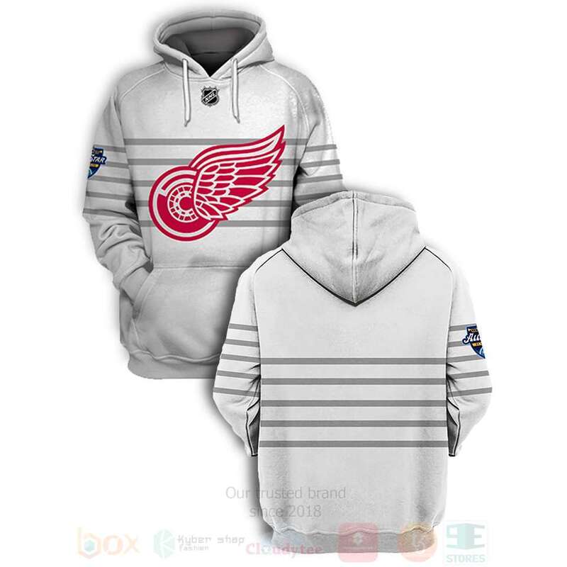 NHL Detroit Red Wings Team 3D Hoodie Shirt