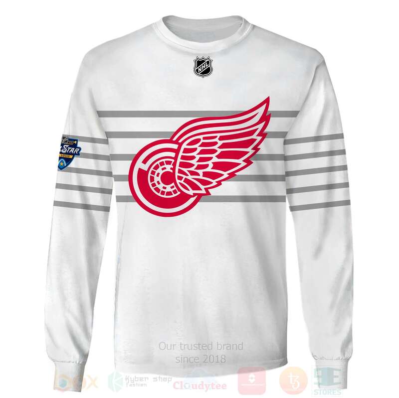 BEST NHL Detroit Red Wings Team Unisex 3D Hoodie, Shirt 5 NHL Detroit Red Wings Team 3D Hoodie Shirt 1 2 3 4