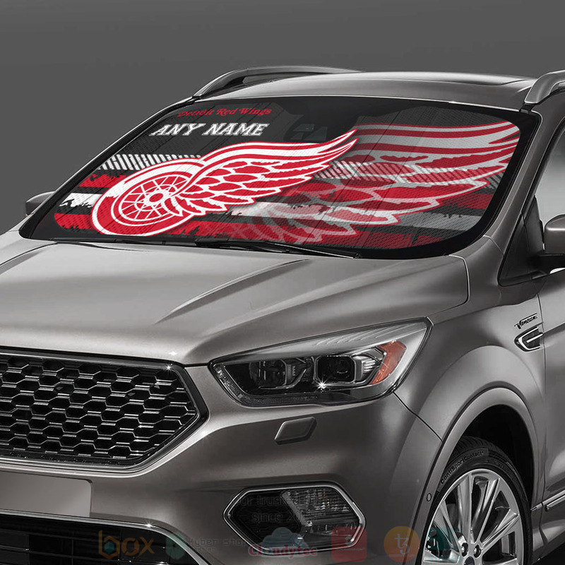 BEST NHL Detroit Red Wings Universal Auto Car Windshield Sun Shade 3 NHL Detroit Red Wings Universal Auto Car Sun Shade 1 2