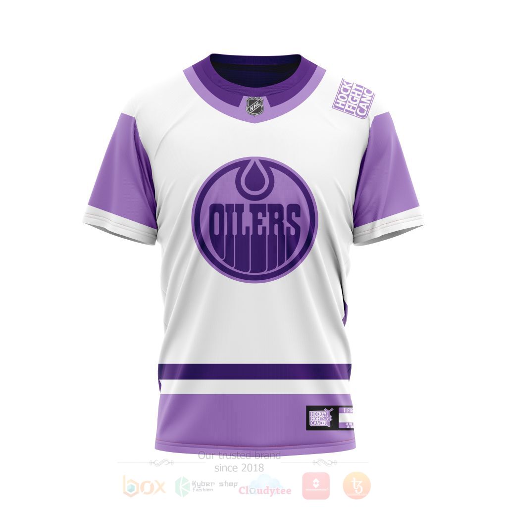 BEST NHL Edmonton Oilers Fights Cancer Personalized All Over Print Custom Hoodie, T-Shirt 4 NHL Edmonton Oilers Fights Cancer Personalized 3D Hoodie Shirt 1 2 3