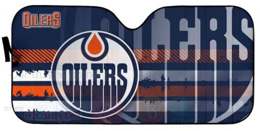 NHL Edmonton Oilers Personalized Car Sun Shade 1