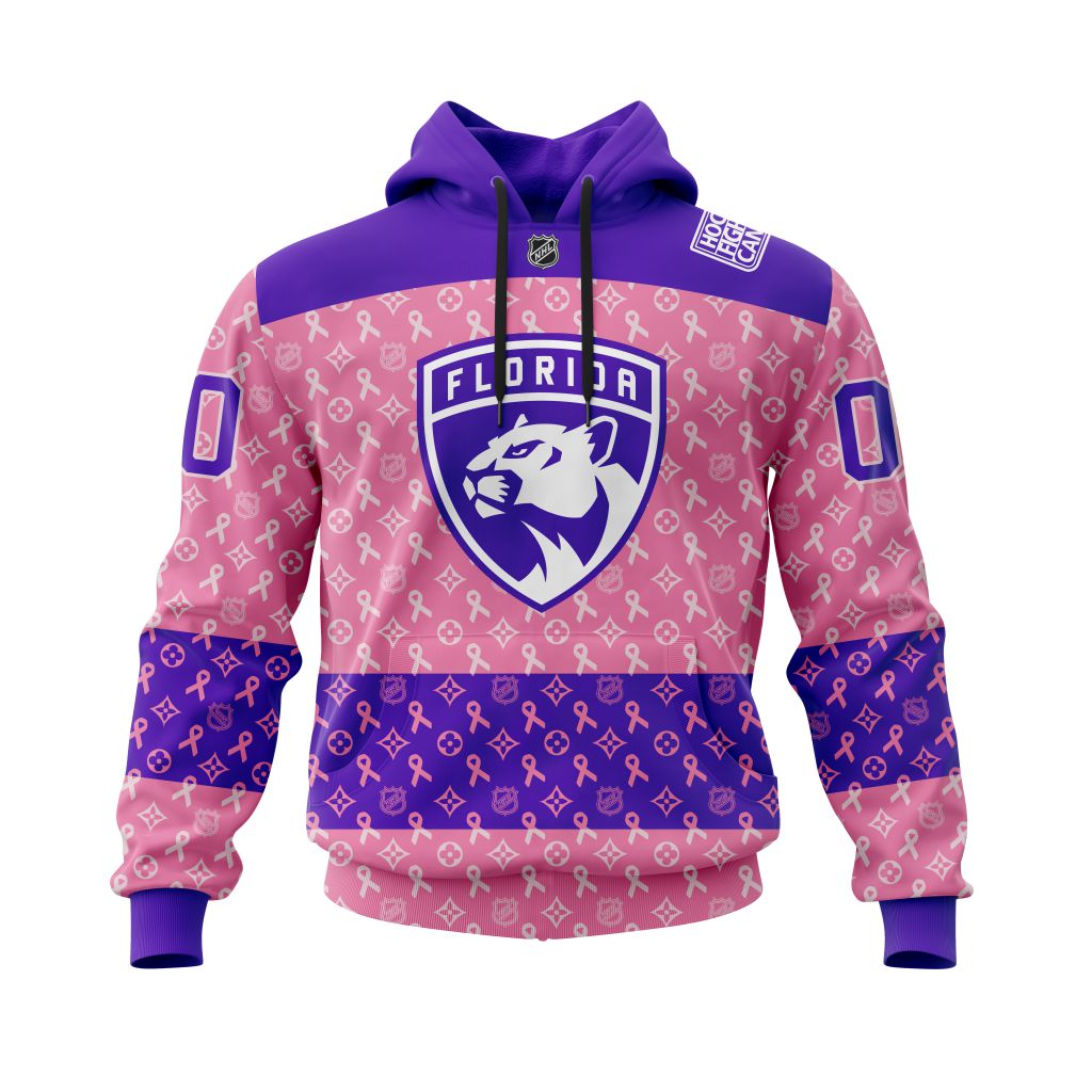 NHL Florida Panthers Fights Cancer Jersey Personalized 3D Hoodie Shirt