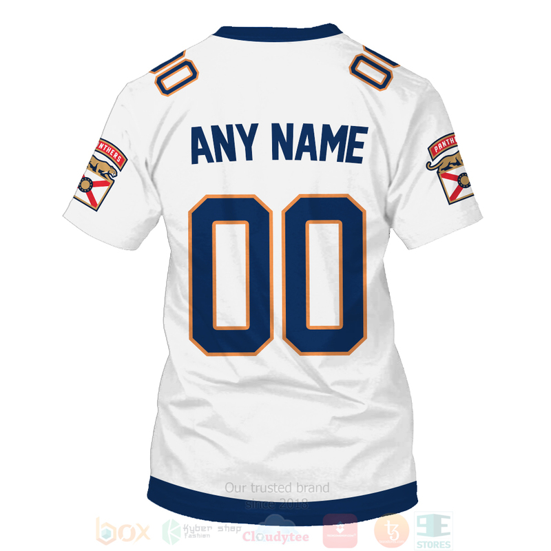 BEST NHL Florida Panthers Personalized White Full Printing 3D Hoodie, Shirt 8 NHL Florida Panthers Personalized White 3D Hoodie Shirt 1 2 3 4 5 6 7