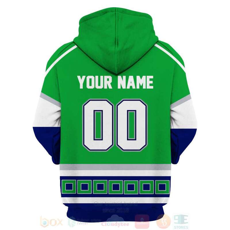 BEST NHL Hartford Whalers Personalized Green Full Printing 3D Hoodie, Shirt 4 NHL Hartford Whalers Personalized Green 3D Hoodie Shirt 1 2 3