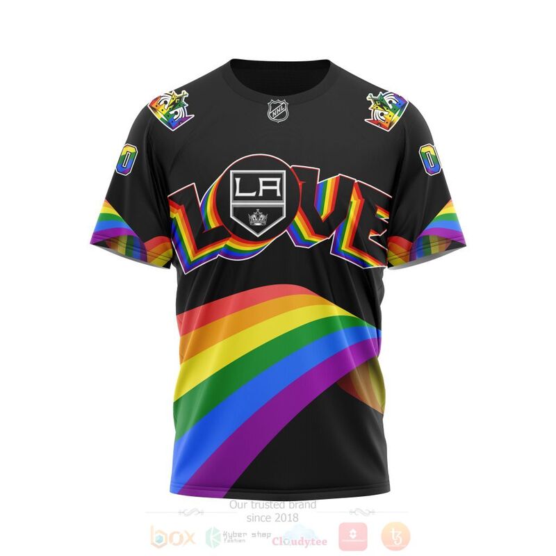 BEST NHL Los Angeles Kings Love LGBT Pride Personalized Custom All Over Print 3D Hoodie, Shirt 3 NHL Los Angeles Kings Love LGBT Pride Personalized Custom 3D Hoodie Shirt 1 2