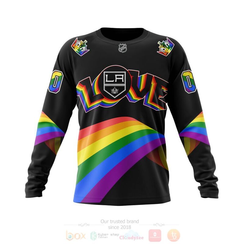 BEST NHL Los Angeles Kings Love LGBT Pride Personalized Custom All Over Print 3D Hoodie, Shirt 4 NHL Los Angeles Kings Love LGBT Pride Personalized Custom 3D Hoodie Shirt 1 2 3