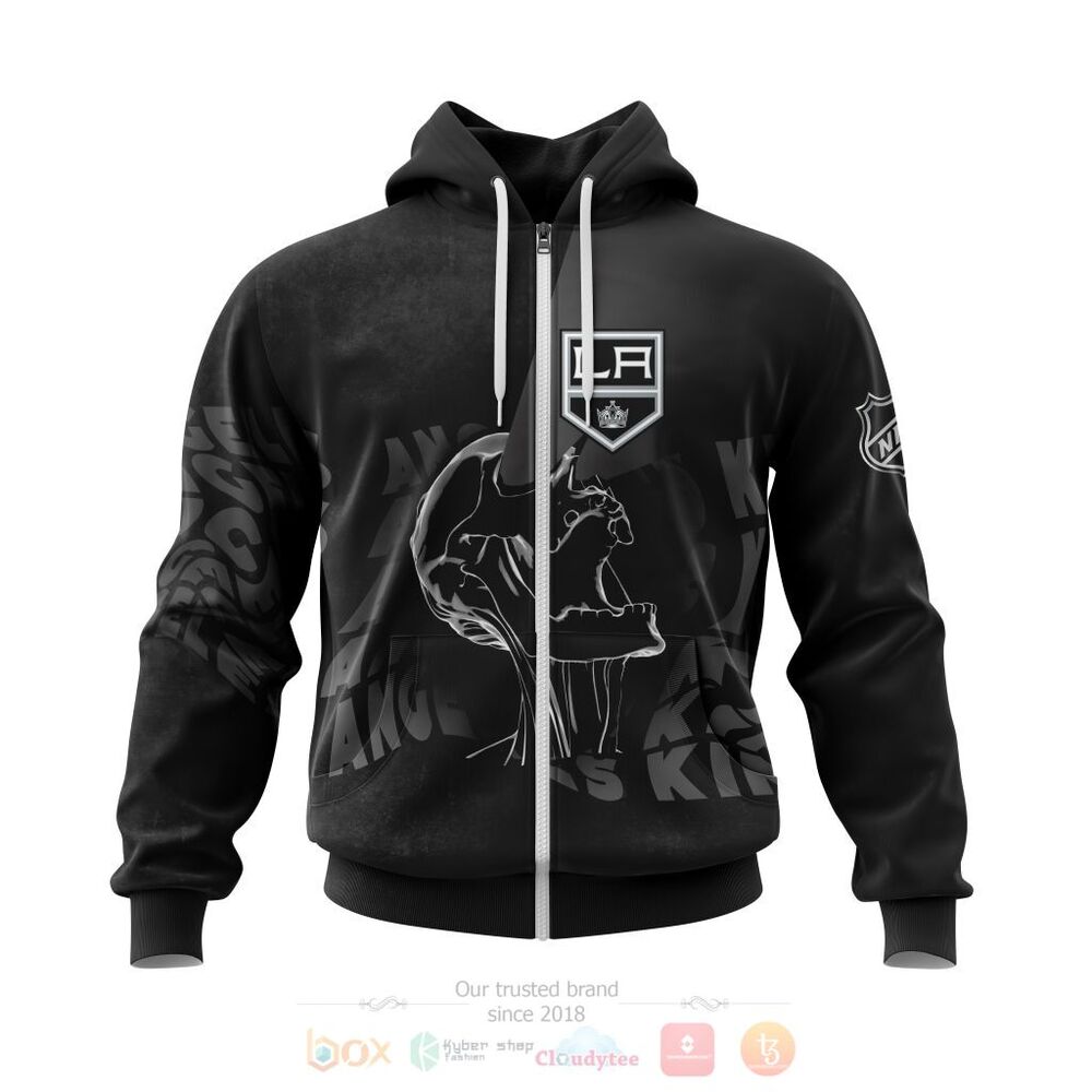 BEST NHL Los Angeles Kings Skull Personalized All Over Print 3D Hoodie, Shirt 2 NHL Los Angeles Kings Specialized Skull Concepts Personalized 3D Hoodie Shirt 1
