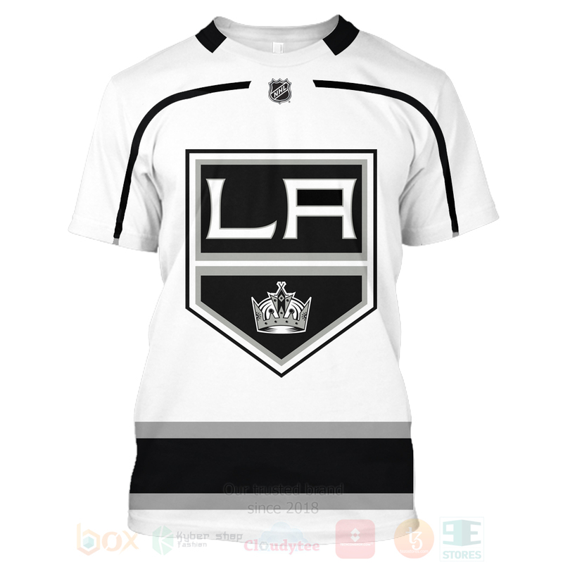 NHL Los Angeles Kings Team 3D Hoodie Shirt 1 2 3 4 5