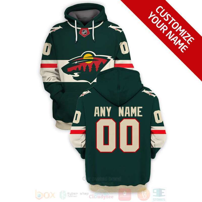 NHL Minnesota Wild Personalized Green 3D Hoodie Shirt