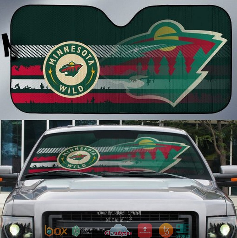 NHL Minnesota Wild car sunshade