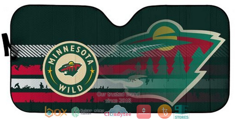 NHL Minnesota Wild car sunshade 1