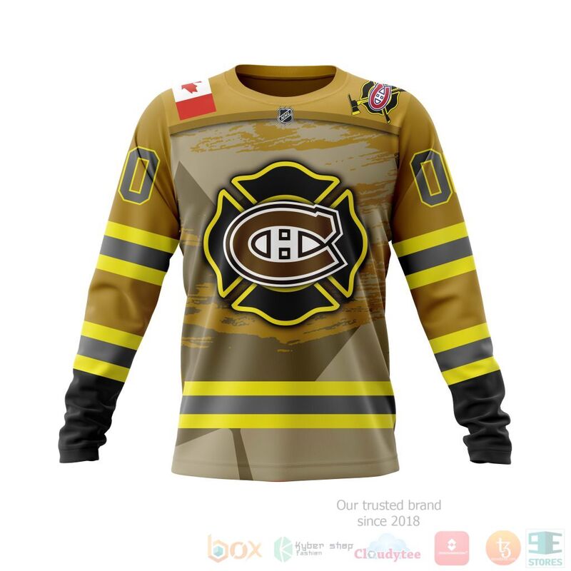 BEST NHL Montreal Canadiens Honnor Firefighter Full Printing Custom 3D Hoodie, T-Shirt 3 NHL Montreal Canadiens Honnor Firefighter 3D Hoodie Shirt 1 2